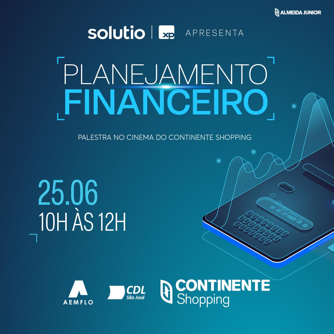 Planejamento financeiro será tema de palestra gratuita no Continente Shopping