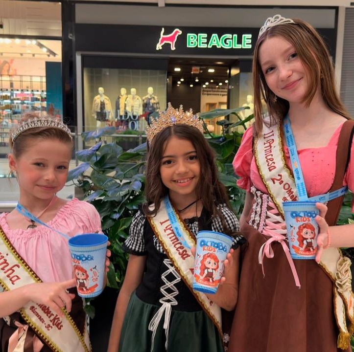 Votação on-line define finalistas da Realeza Mirim da 3ª Oktober Kids do Norte Shopping