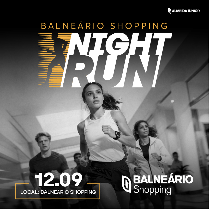Inscrições abertas para o Balneário Shopping Night Run com percurso exclusivo