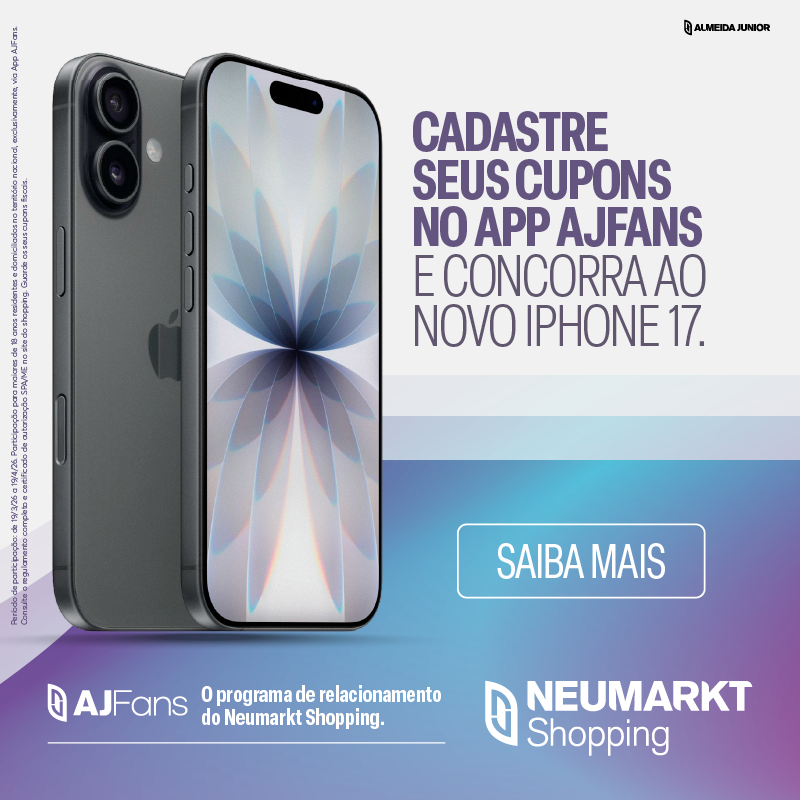 Neumarkt Shopping sorteia iPhone de última geração