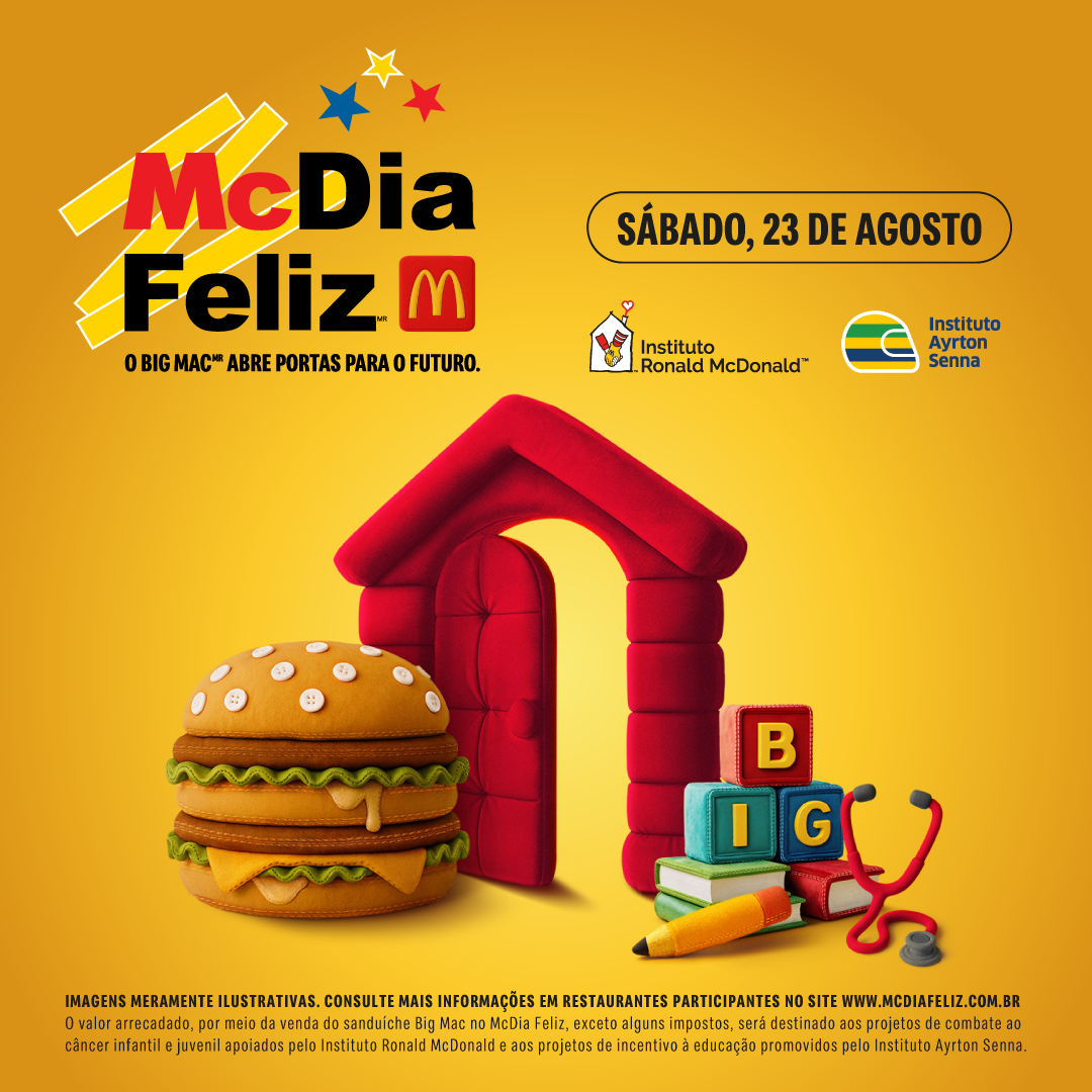McDia Feliz: Neumarkt e Norte Shopping apoiam McDia Feliz com vouchers no app AJFans