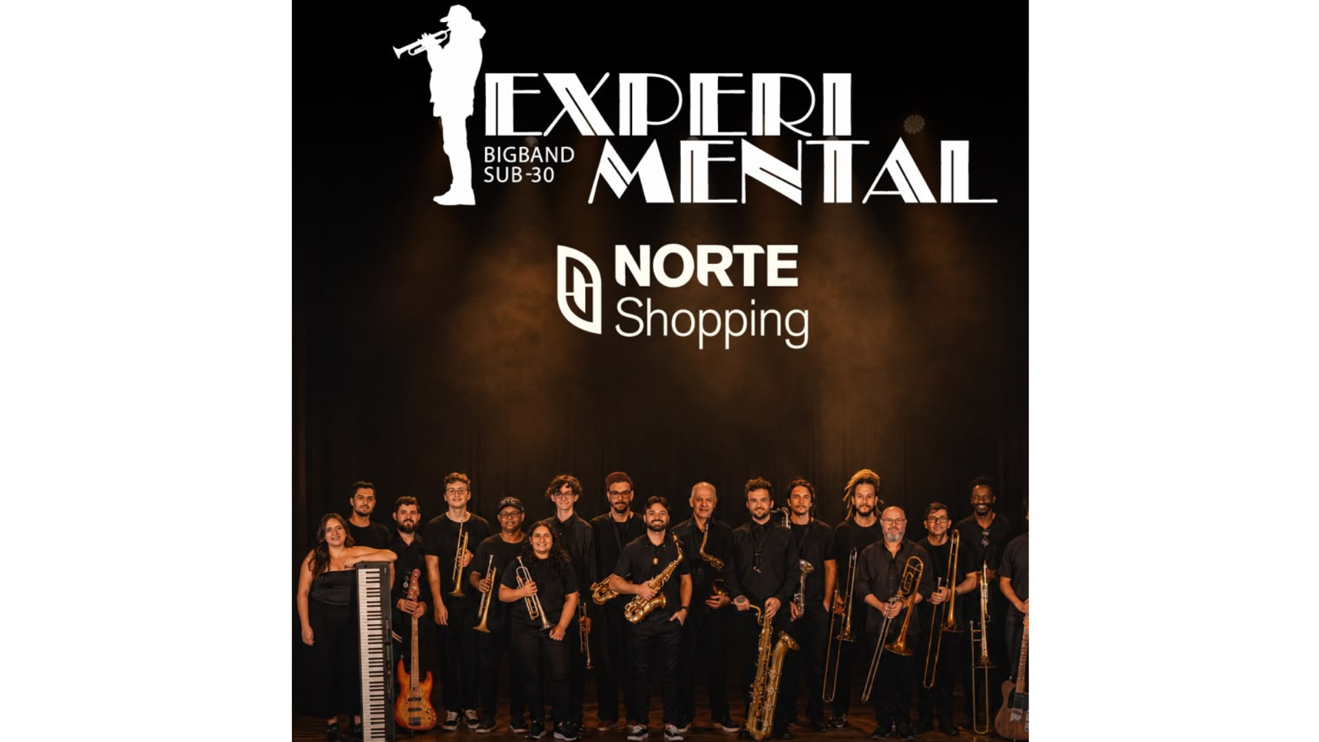 Norte Shopping recebe show gratuito de jazz com a Experimental Big Band neste domingo
