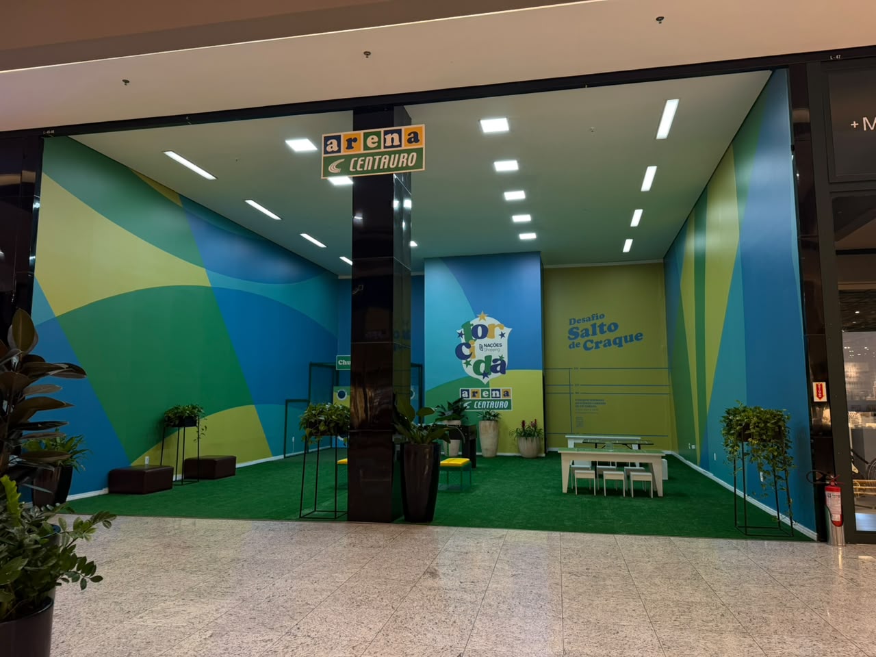 Nações Shopping lança  Arena Centauro com experiências interativas e brindes durante a Copa do Mundo