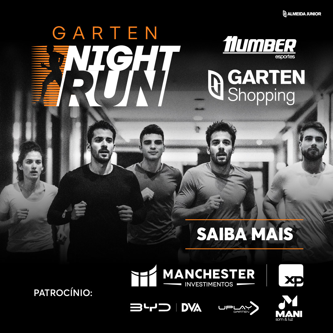 Garten Night Run: Uma corrida indoor noturna inédita no Garten
