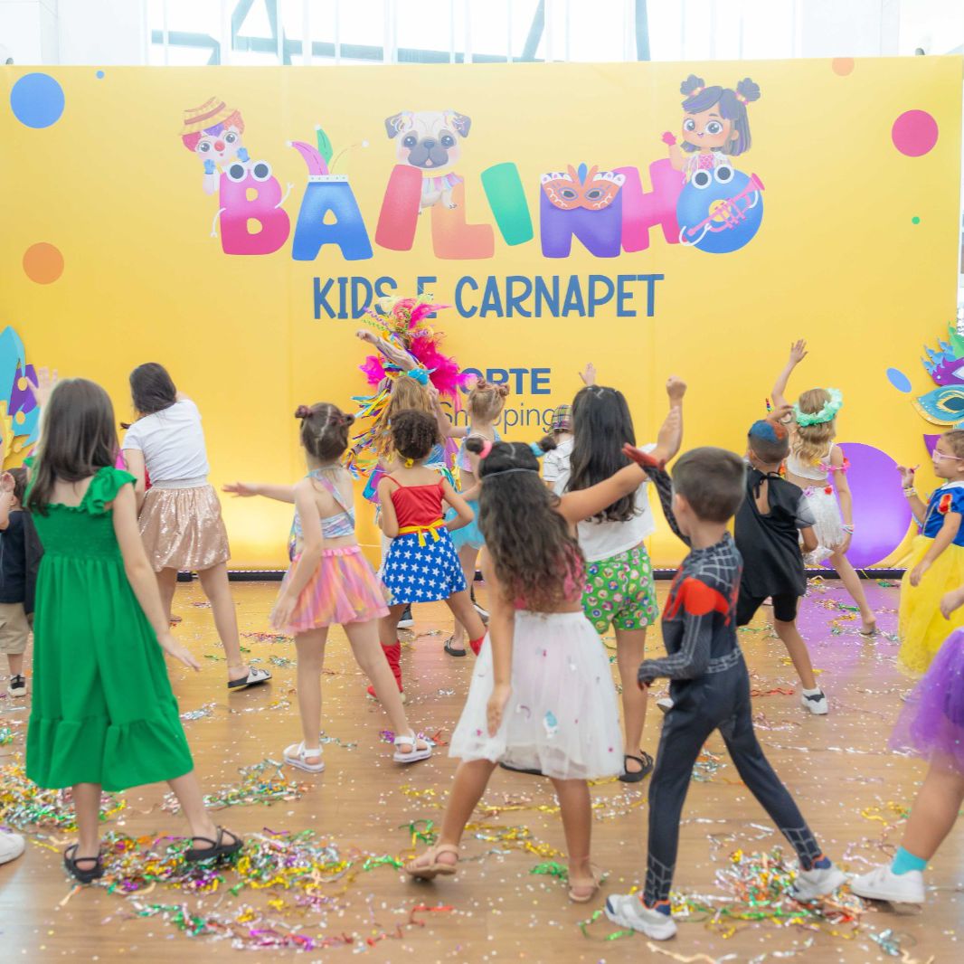 Norte Shopping promove sábado de Carnaval com bailinho para as crianças