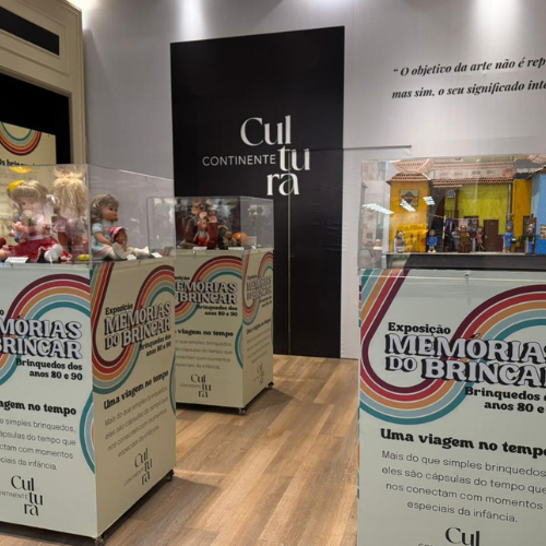 Exposição “Memórias do Brincar” relembra brinquedos e memórias dos anos 80 e 90