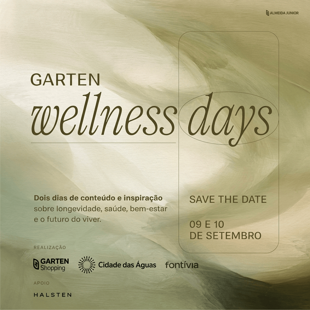 Garten Wellness Days reúne programação gratuita sobre saúde, bem-estar e longevidade em Joinville