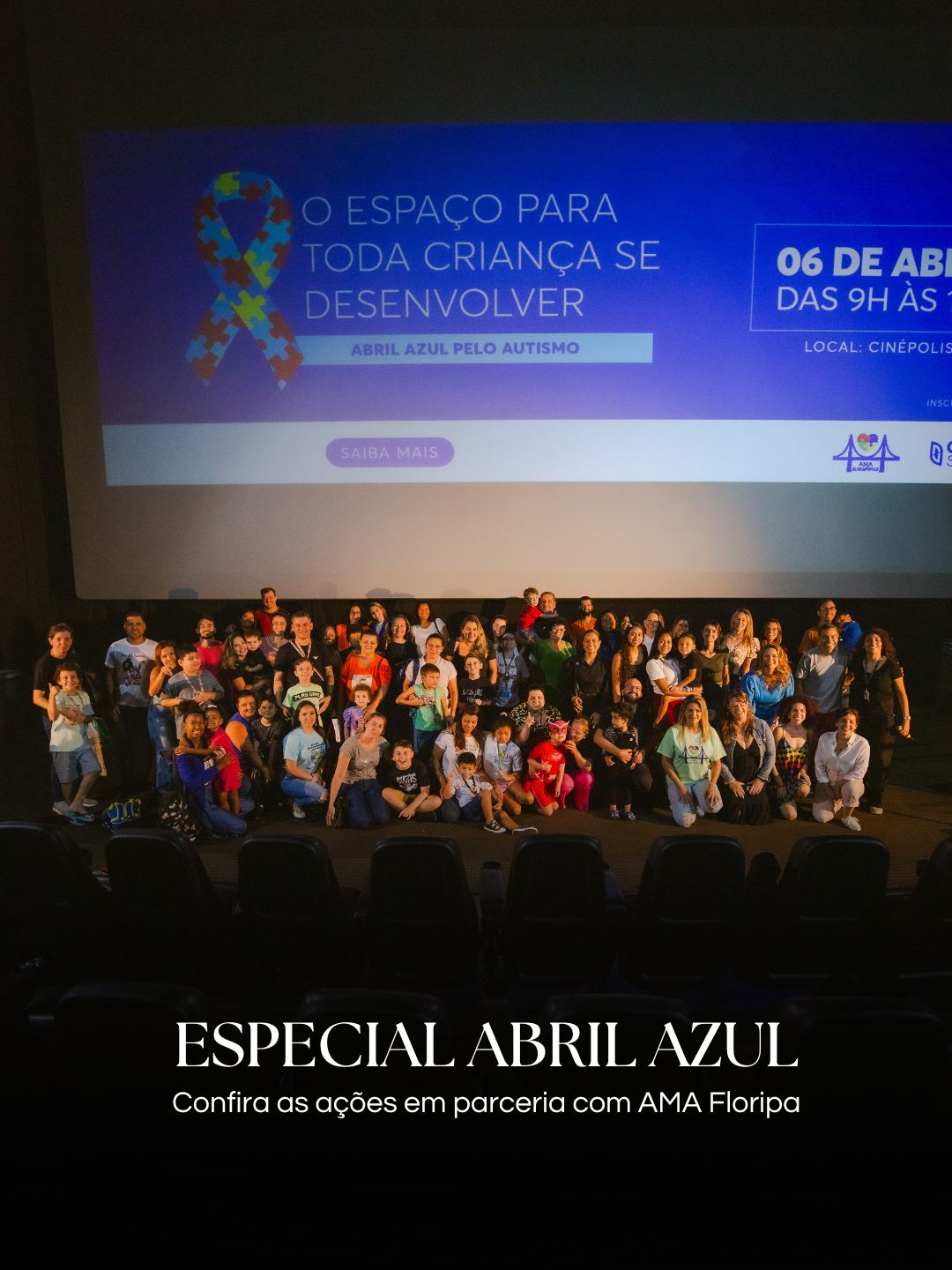 Abril Azul: Continente Shopping promove eventos sobre autismo com programação gratuita e inclusiva