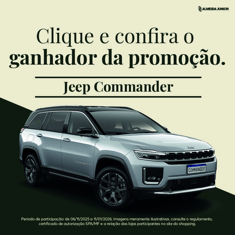 Resultado da promoção de Natal da Almeida Junior: veja quem ganhou um Jeep Commander
