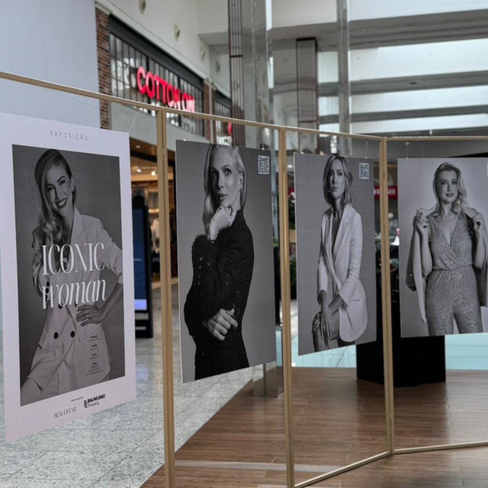 Balneário Shopping recebe exposição Iconic Woman e promove ações de bem-estar no Mês da Mulher