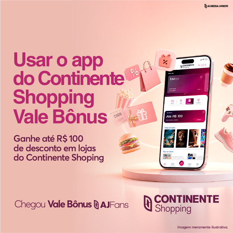 Suas compras agora valem bônus no Continente Shopping