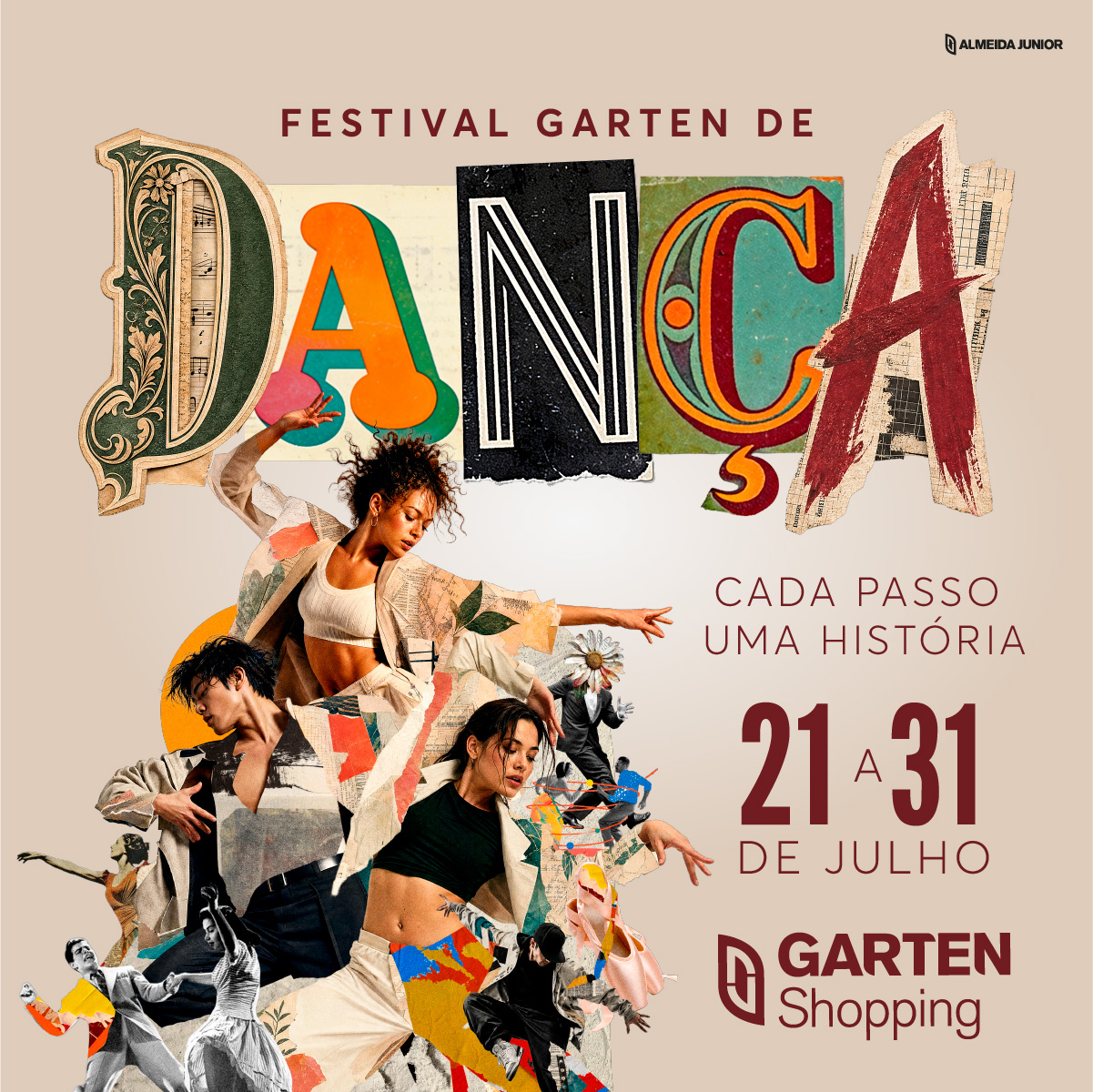 Festival Garten de Dança movimenta o shopping na segunda quinzena de julho