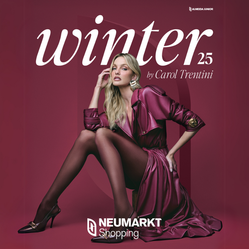 Carol Trentini protagoniza nova campanha Winter’25 do Neumarkt Shopping