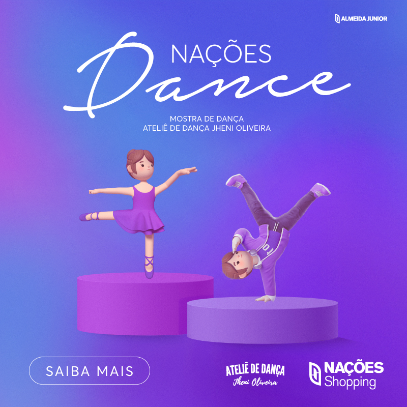 Nações Shopping apresenta o espetáculo de dança “Fábrica de Ideias”