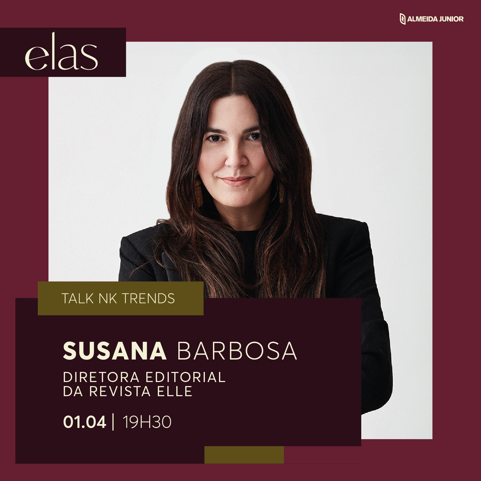 Susana Barbosa, da ELLE Brasil, apresenta talk exclusivo no Neumarkt Shopping no NK Elas