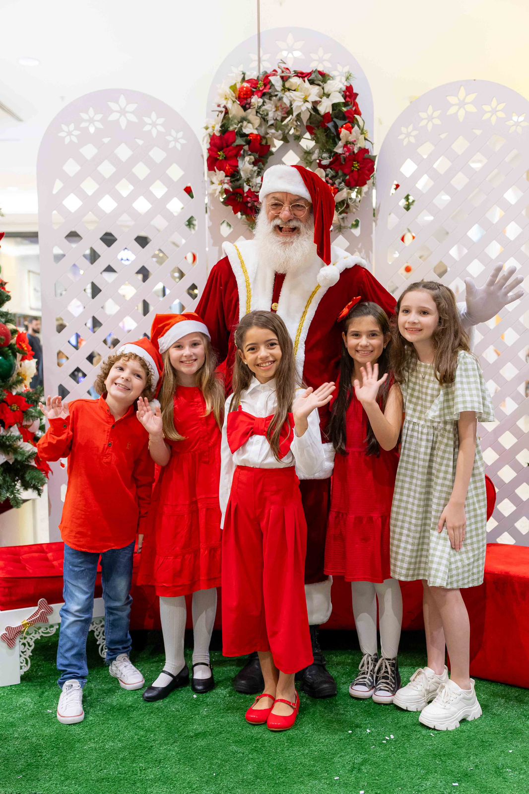 Papai Noel aterrissa no Norte Shopping e abre a temporada de Natal
