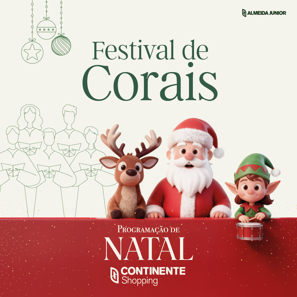 A Magia do Natal em Vozes: Confira a Agenda Completa de Corais do Continente Shopping