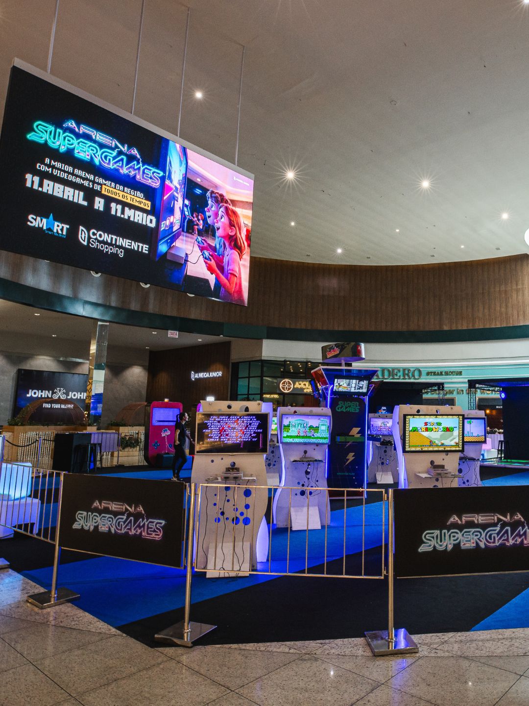 Arena gratuita de videogames movimenta o Continente Shopping até 11 de maio com atrações para crianças e famílias