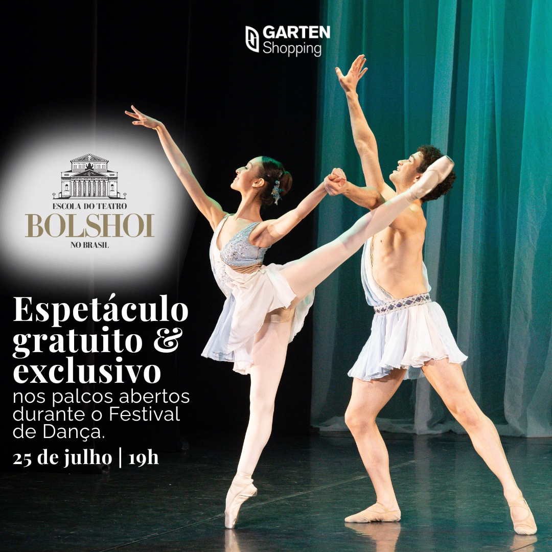 Bolshoi Brasil faz apresentação especial no Garten Shopping