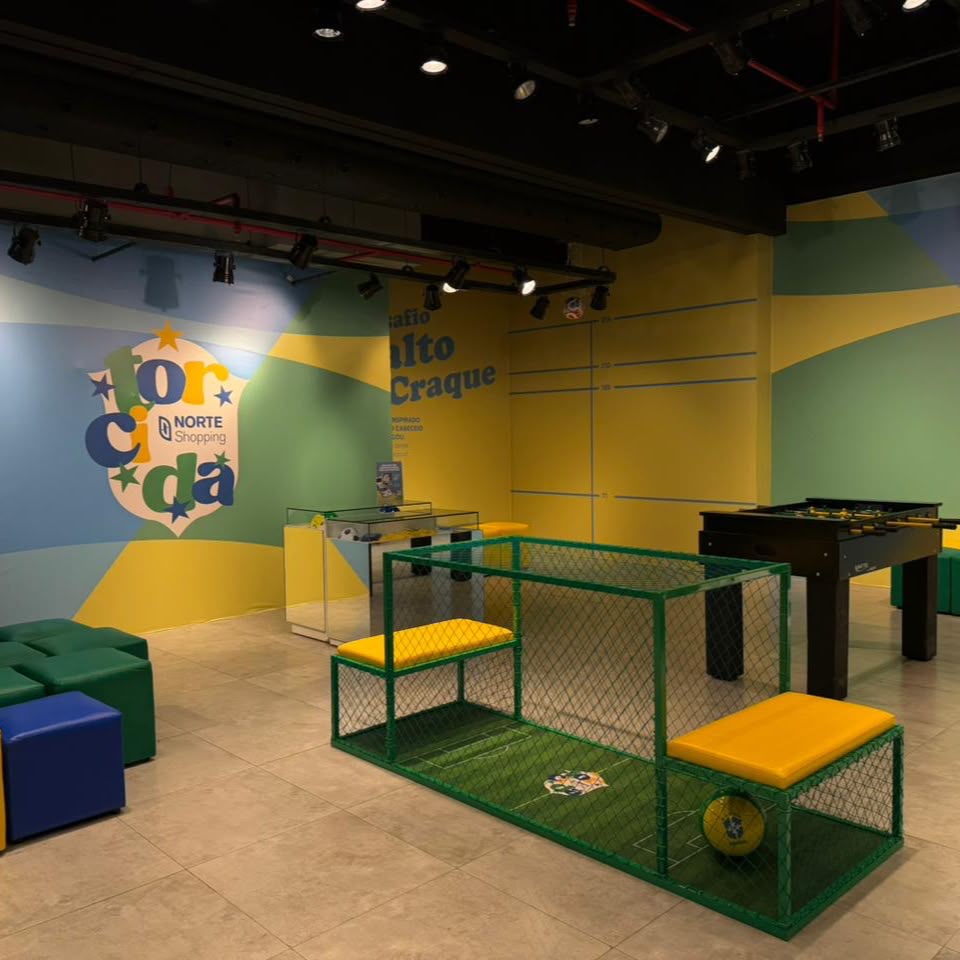 Neumarkt e Norte Shopping têm Arena Centauro com experiências interativas e brindes durante a Copa do Mundo