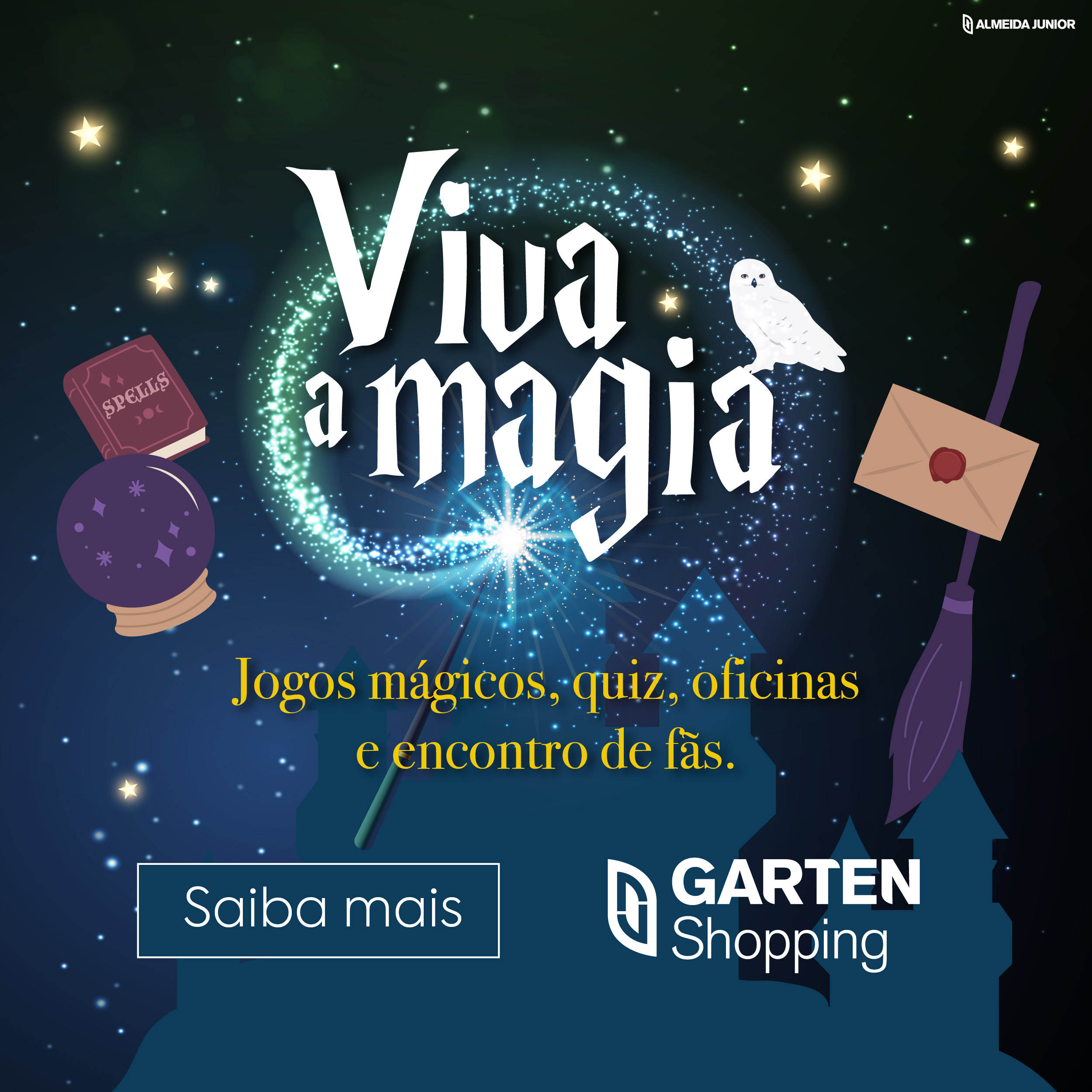 Viva a Magia no Garten Shopping: fim de semana de diversão, atrações gratuitas e experiências encantadas