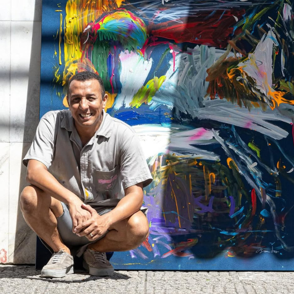 Exposição Fértil no Norte Shopping: arte e inclusão de Diego dos Santos em Blumenau