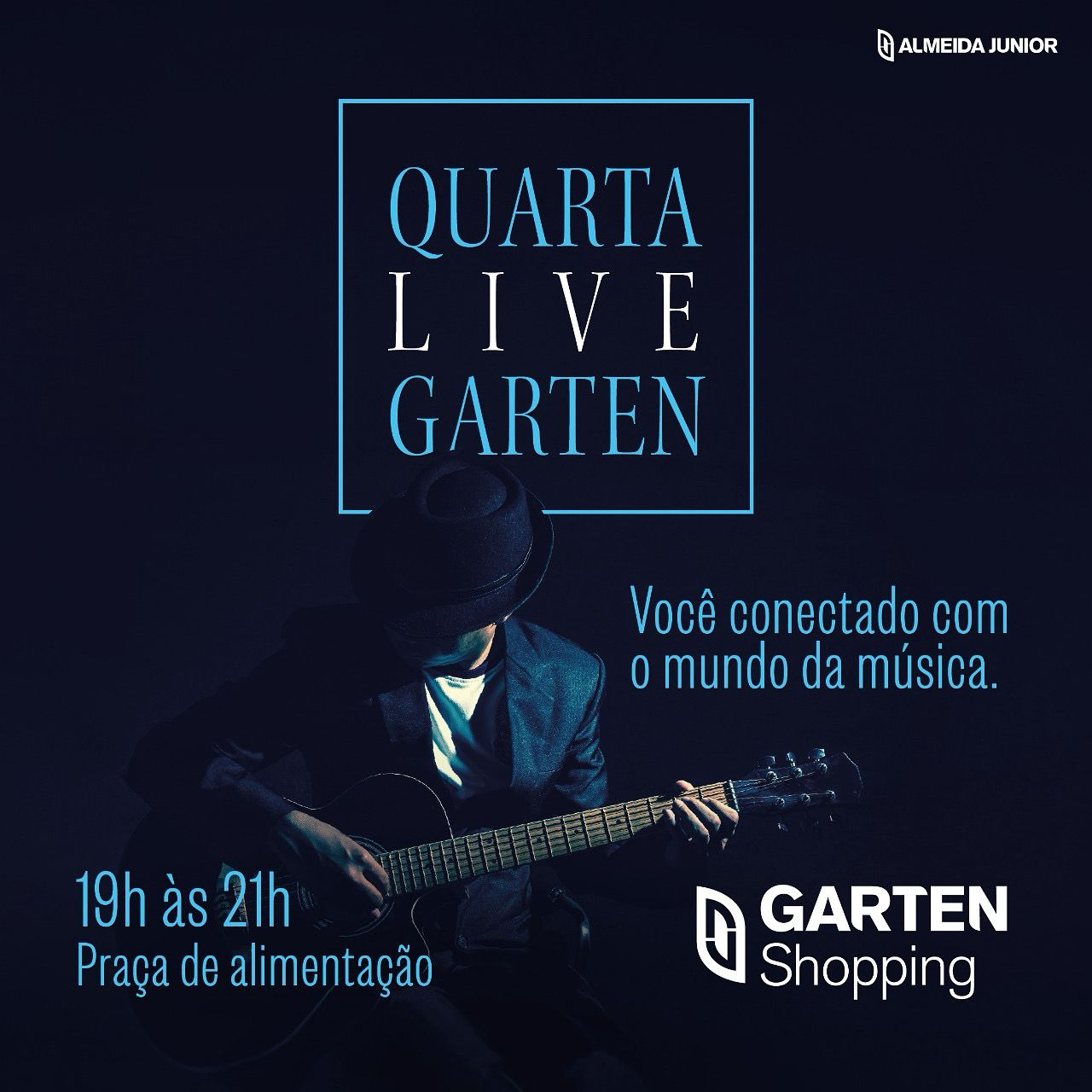 Quarta Live no Garten Shopping: Zarza Duo apresenta clássicos do pop rock nacional e internacional