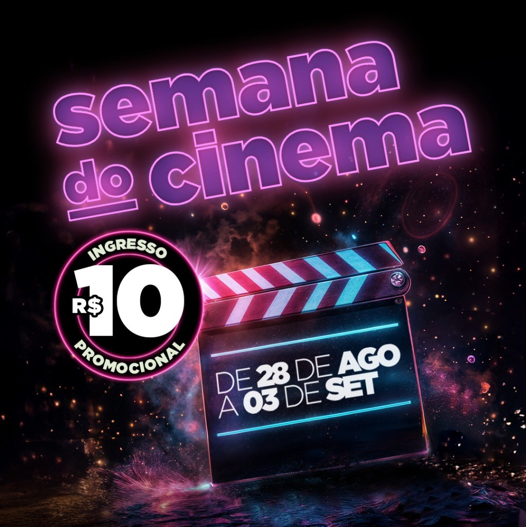 Semana do Cinema chega ao GNC do Garten Shopping com ingressos promocionais a 10 reais