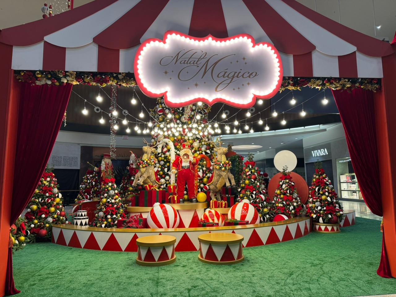 Continente Shopping inaugura “Circo de Natal”, primeira decoração natalina da Grande Florianópolis