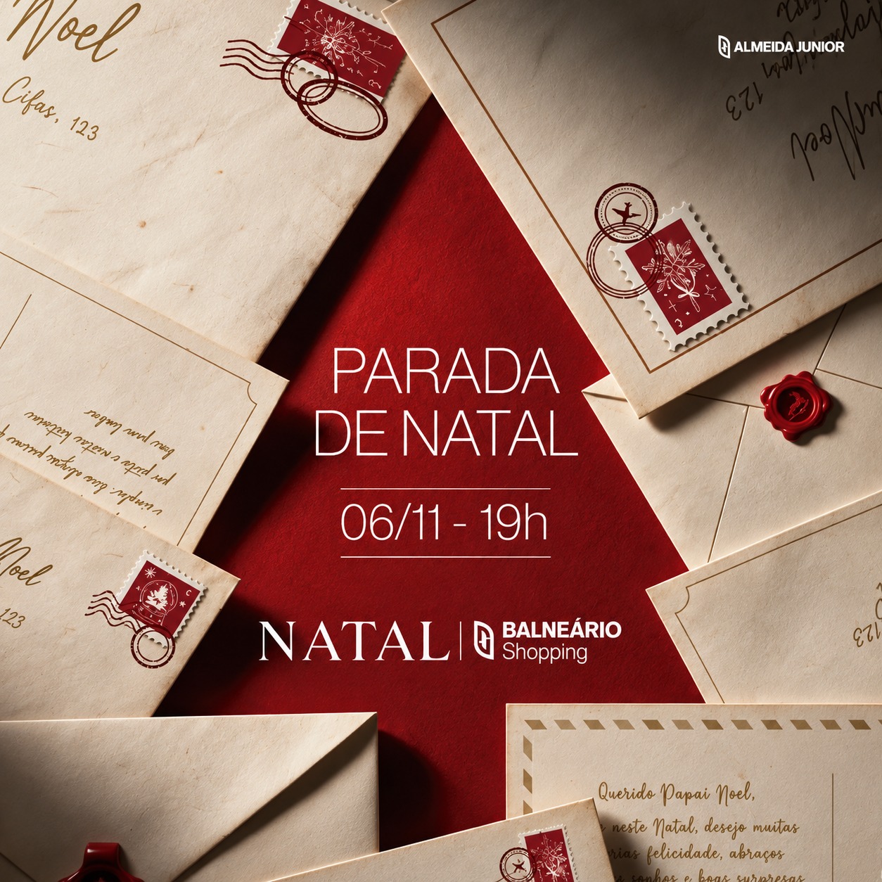 Papai Noel chega ao Balneário Shopping para abrir a temporada de Natal