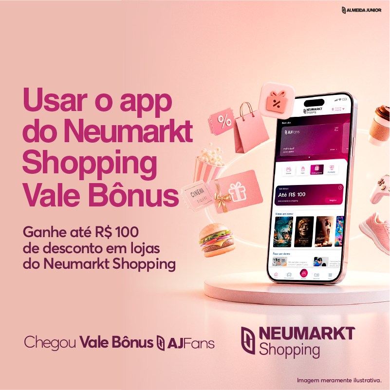 Suas compras agora valem bônus no Neumarkt Shopping