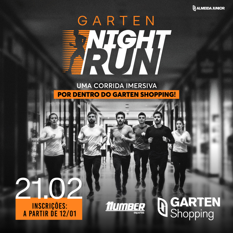 Garten Night Run: Uma corrida indoor noturna inédita no Garten