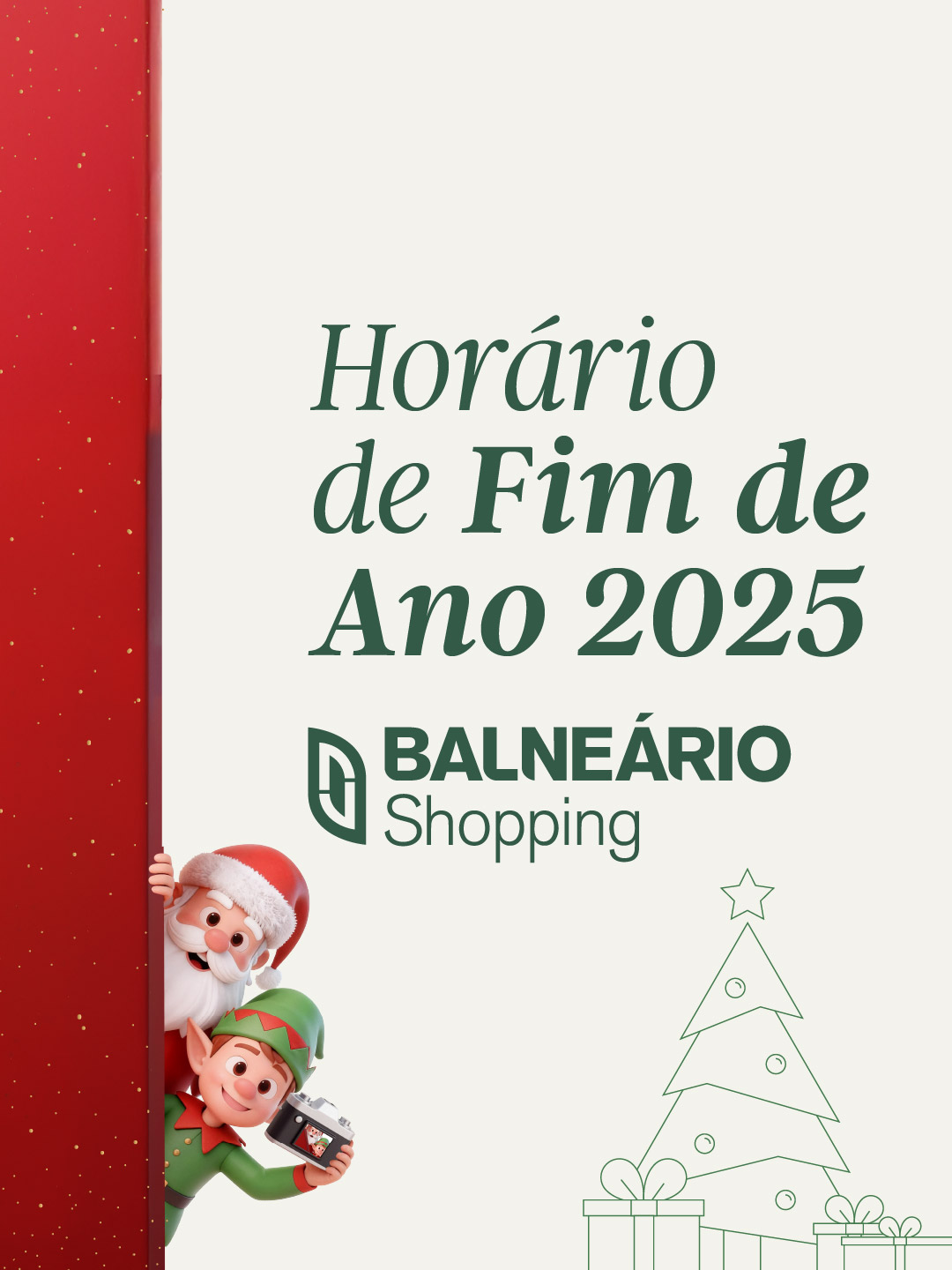 Balneário Shopping terá horário estendido na semana do Natal