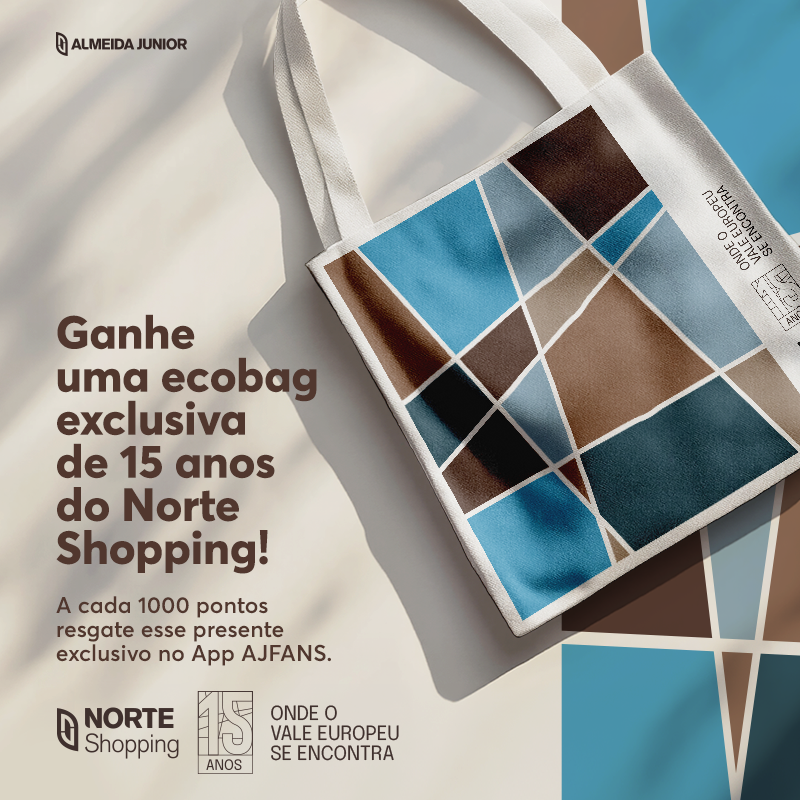 Norte Shopping lança Ecobag exclusiva de 15 anos