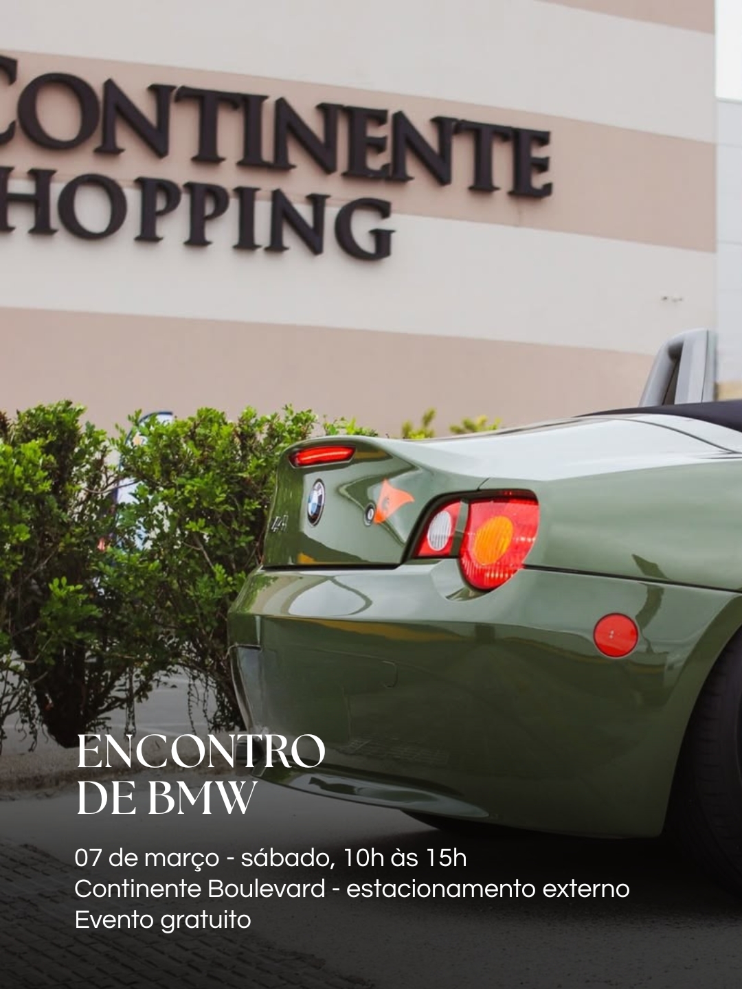 Continente Shopping recebe encontro de BMW